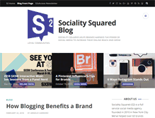 Tablet Screenshot of blog.socialitysquared.com